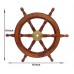 Wooden Ship Wheel Wall Hanging Showpiece